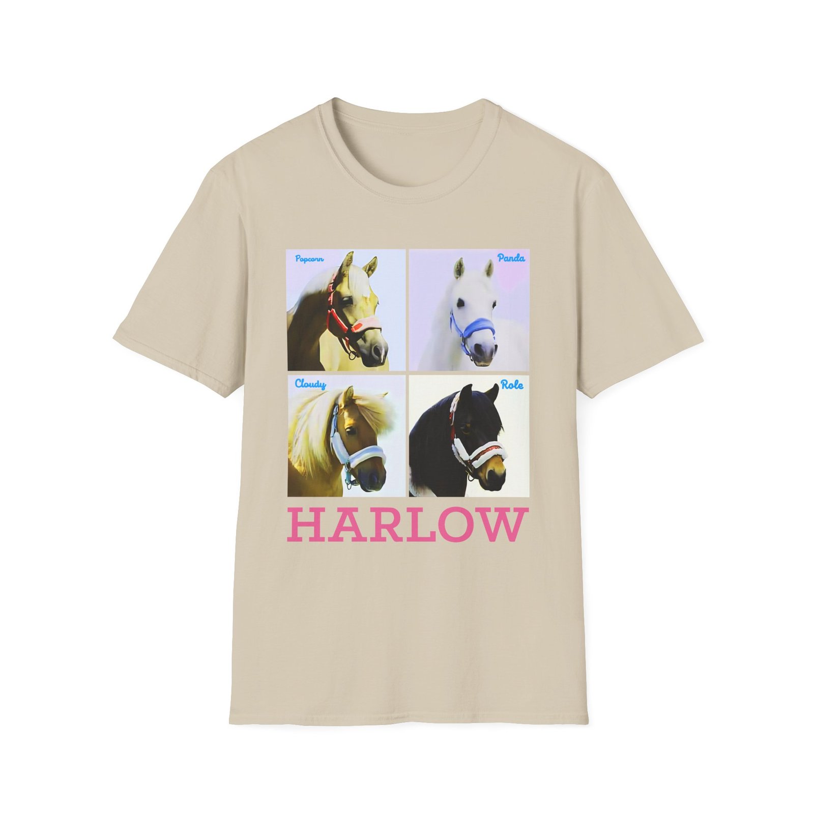 Harlow and Popcorn Unisex Softstyle T-Shirt