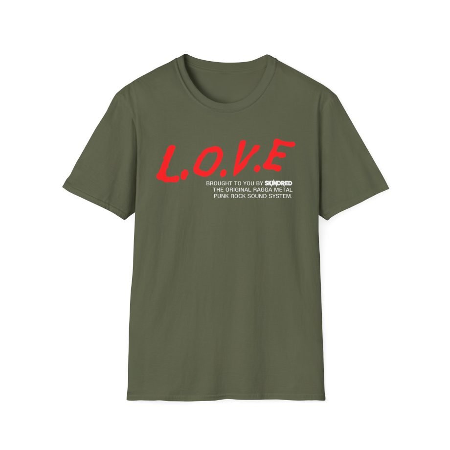 Skindred L.O.V.E Unisex Softstyle T-Shirt