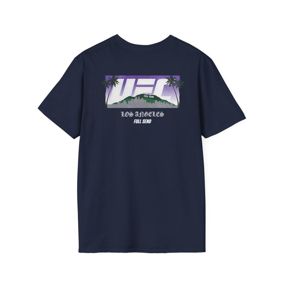 Full Send Ufc La Skyline Unisex Softstyle T-Shirt