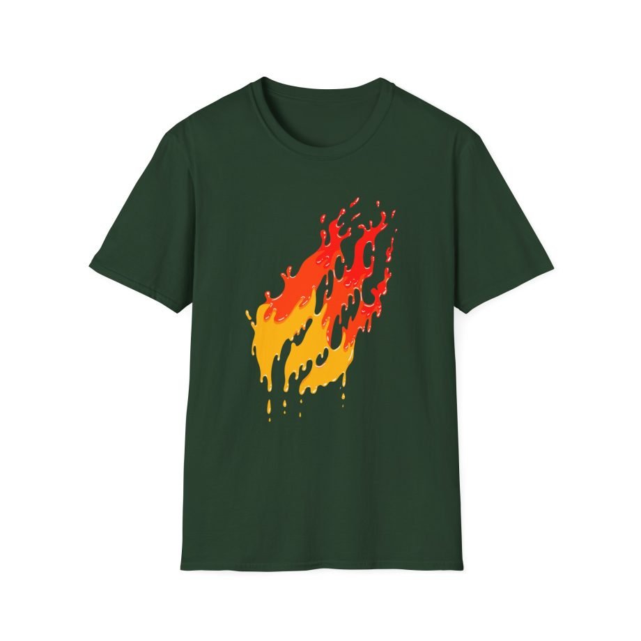 Preston Fire Drip Unisex Softstyle T-Shirt