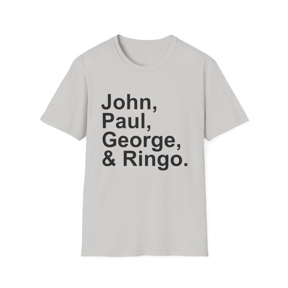 The Beatles John, Paul, George, Ringo Unisex Softstyle T-Shirt