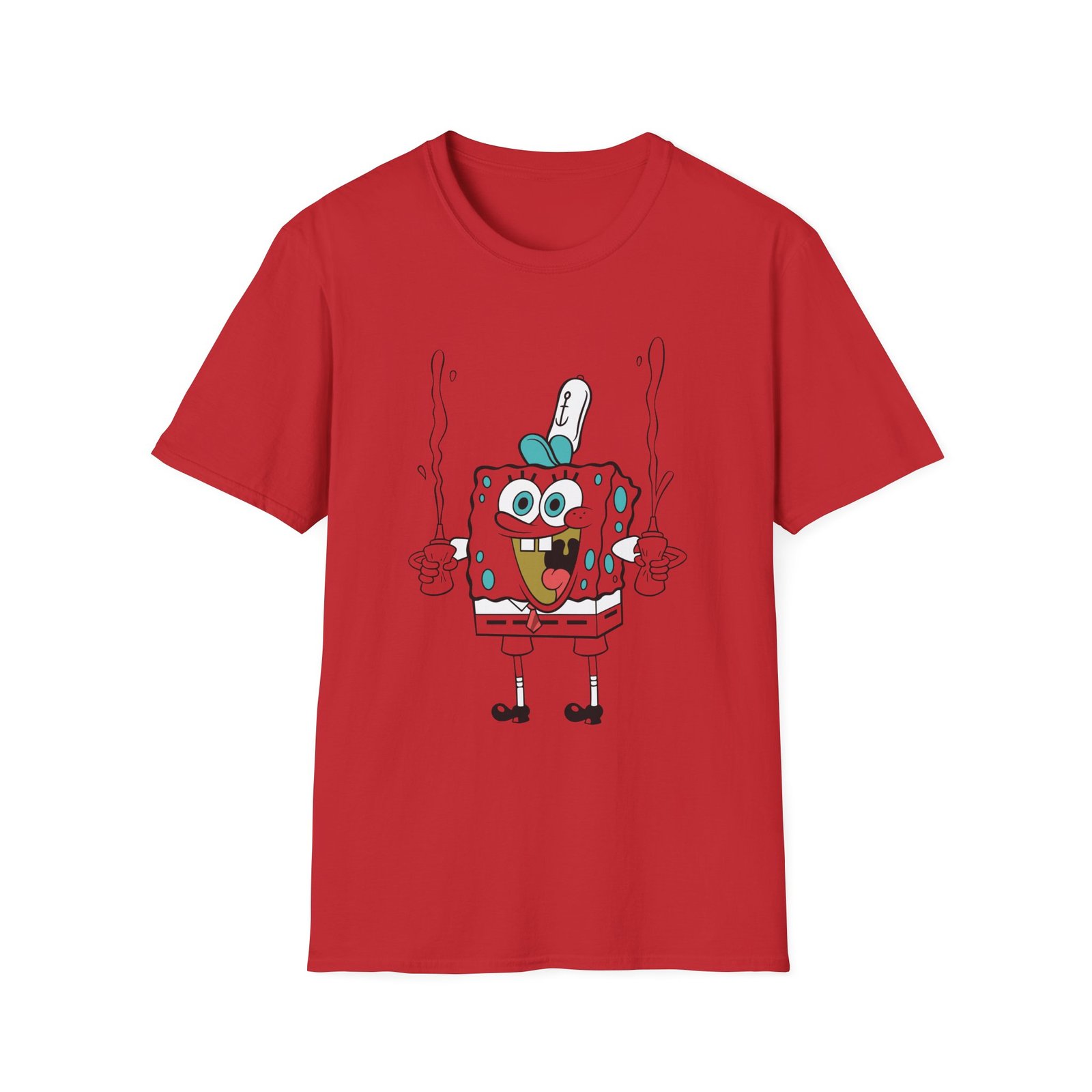 Spongebob Mustard Unisex Softstyle T-Shirt