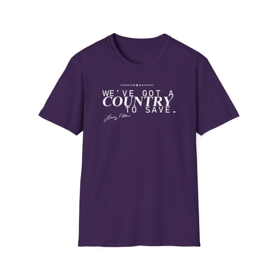 Larry Elder Our Country unisex softstyle t-shirt