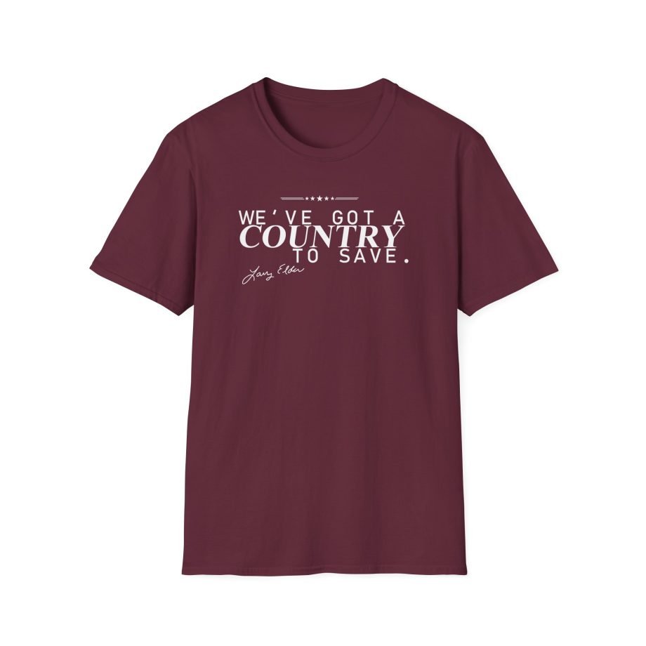 Larry Elder Our Country unisex softstyle t-shirt