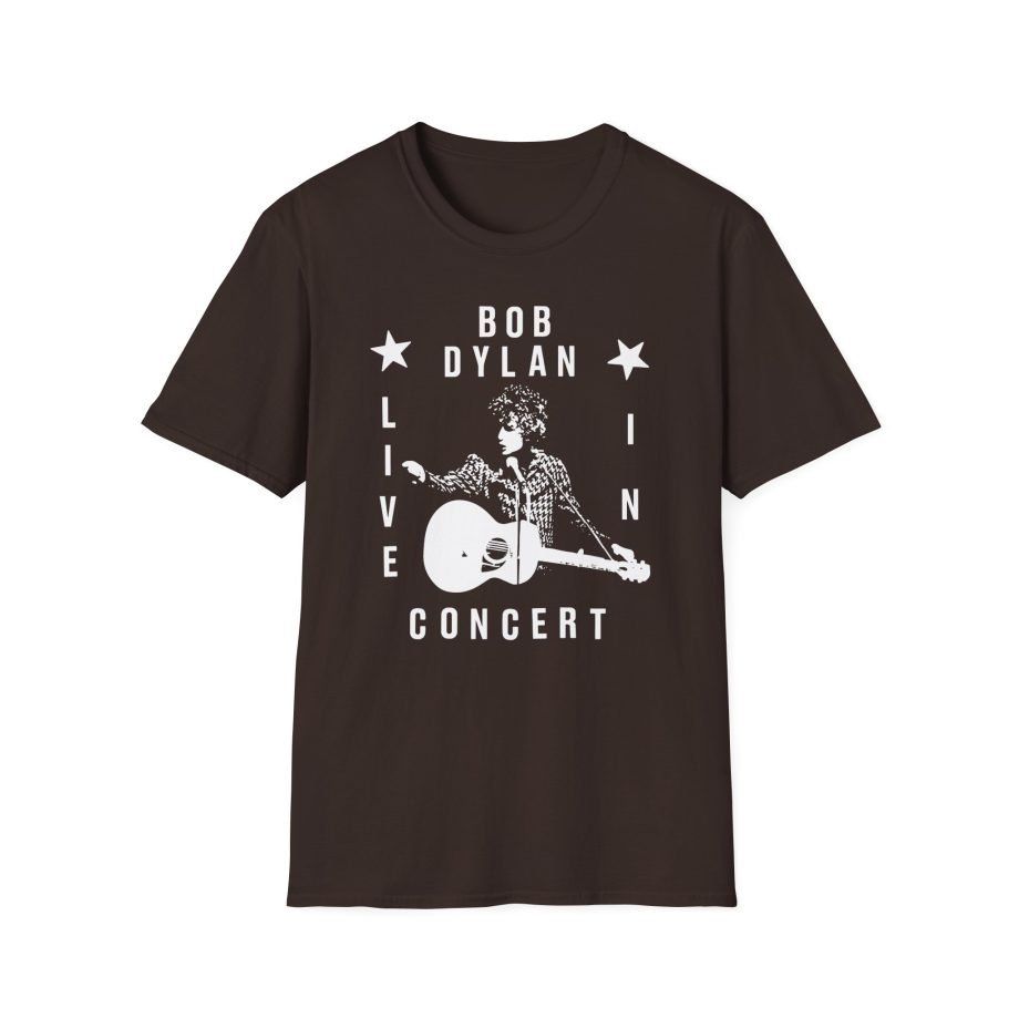 Bob Dylan Live In Concert Unisex Softstyle T-Shirt