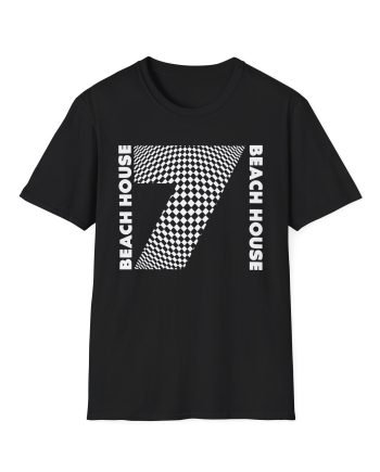 Beach House 7 Op Art Unisex Softstyle T-Shirt