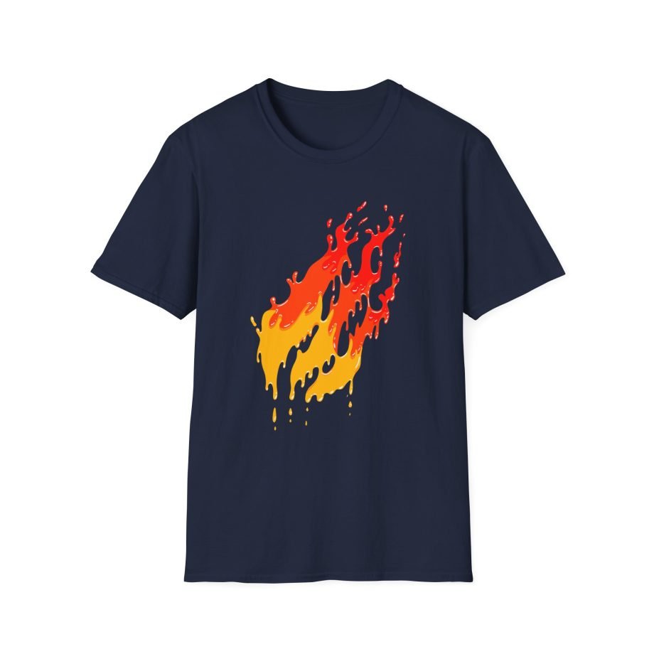 Preston Fire Drip Unisex Softstyle T-Shirt