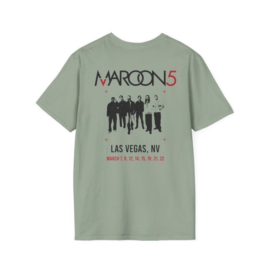 Adam Levine M5LV 2025 Flowers Unisex Softstyle T-Shirt