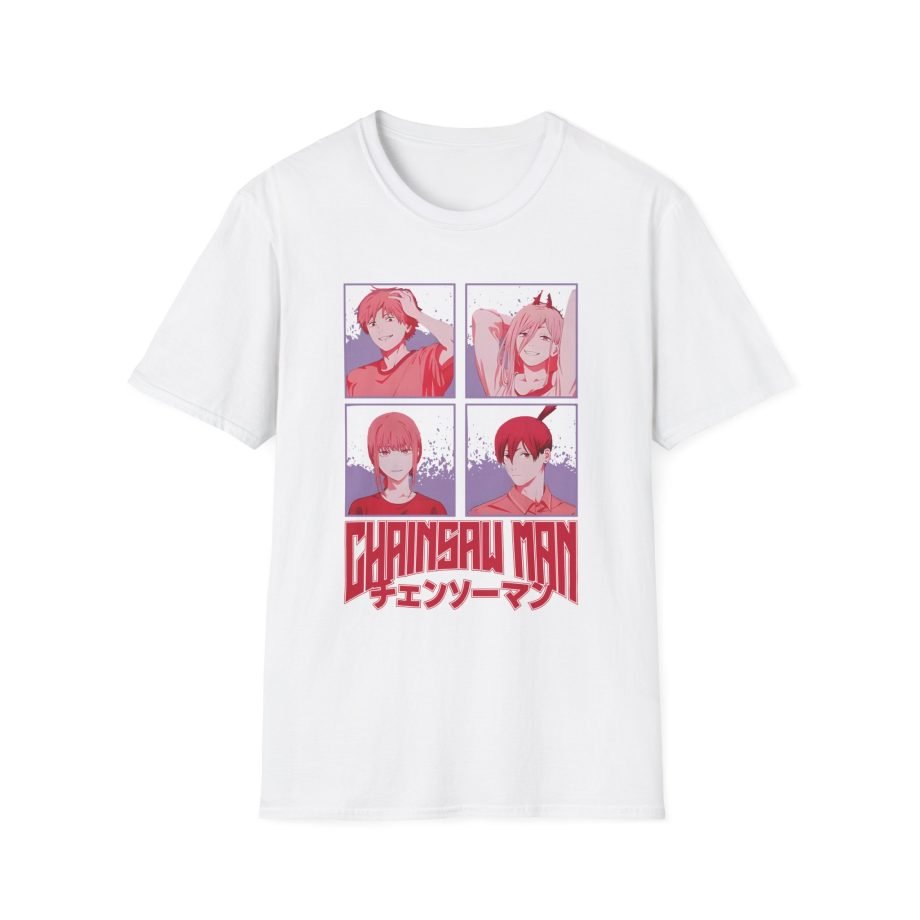 Chainsaw Man Tonal Group Unisex Softstyle T-Shirt