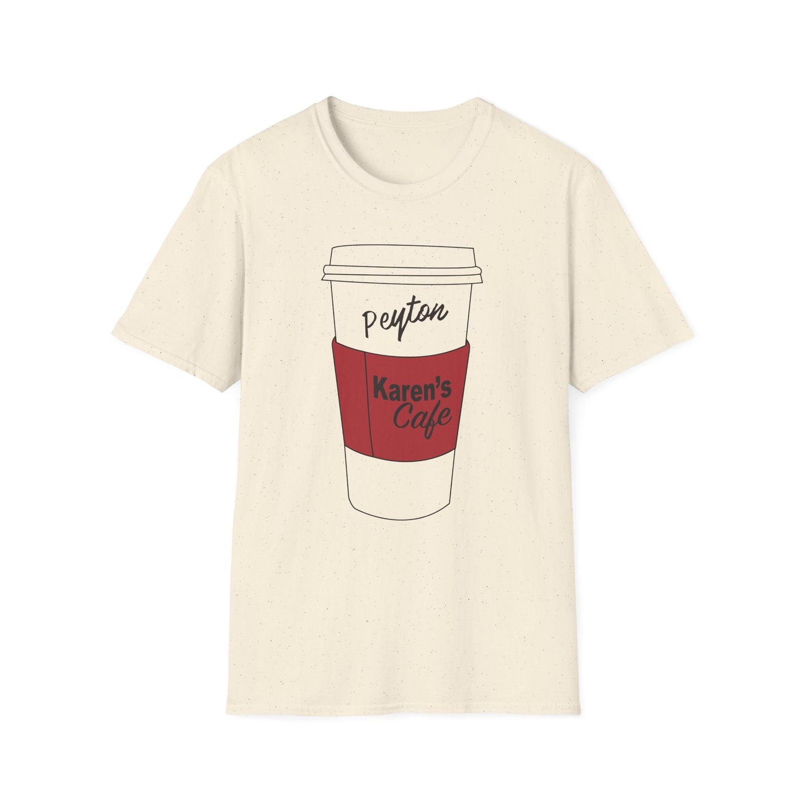 Karen's Cafe Peyton Coffee Unisex Softstyle T-Shirt