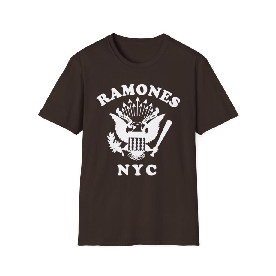 Johnny Ramone Retro Eagle Nyc Unisex Softstyle T-Shirt