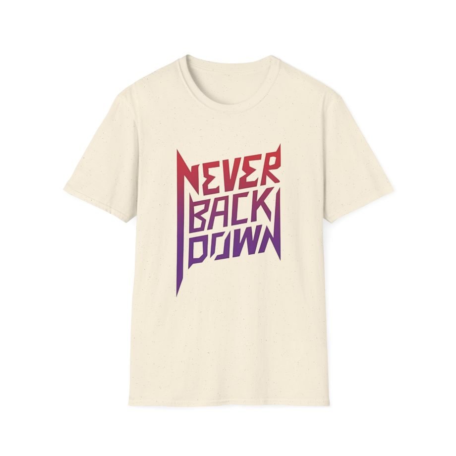 Nick Eh 30 Never Back Down Unisex Softstyle T-Shirt