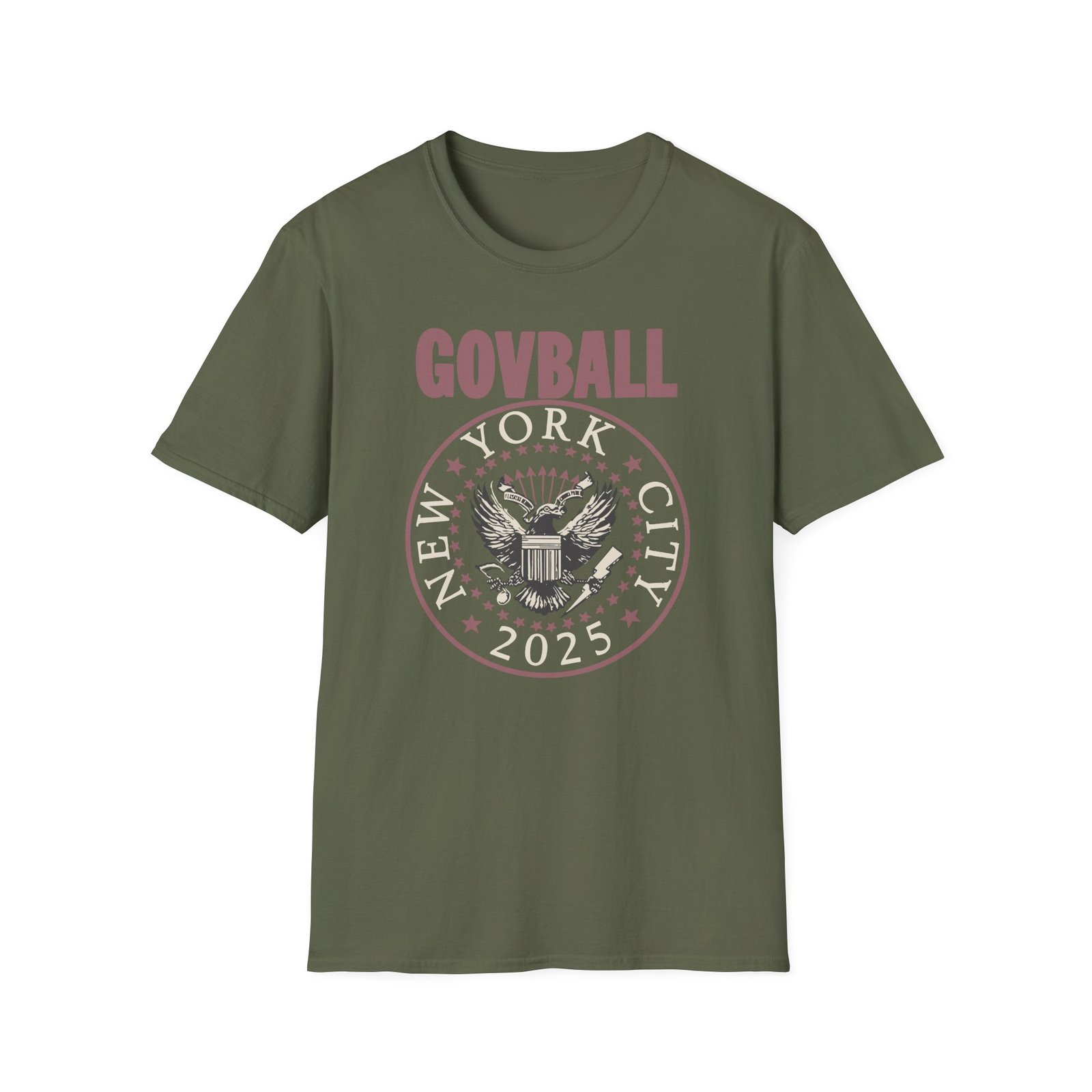 Gov Ball Gov Bop Lineup Unisex Softstyle T-Shirt