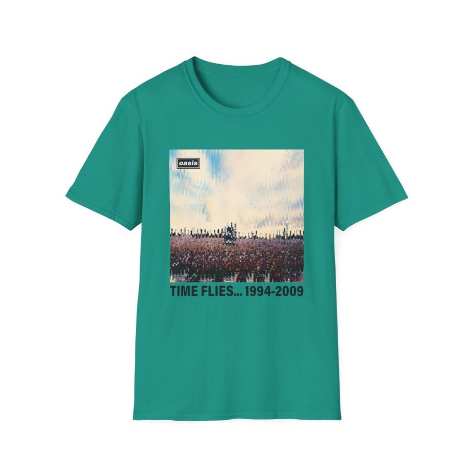 Oasis Time Flies 15th Anniversary Unisex Softstyle T-Shirt