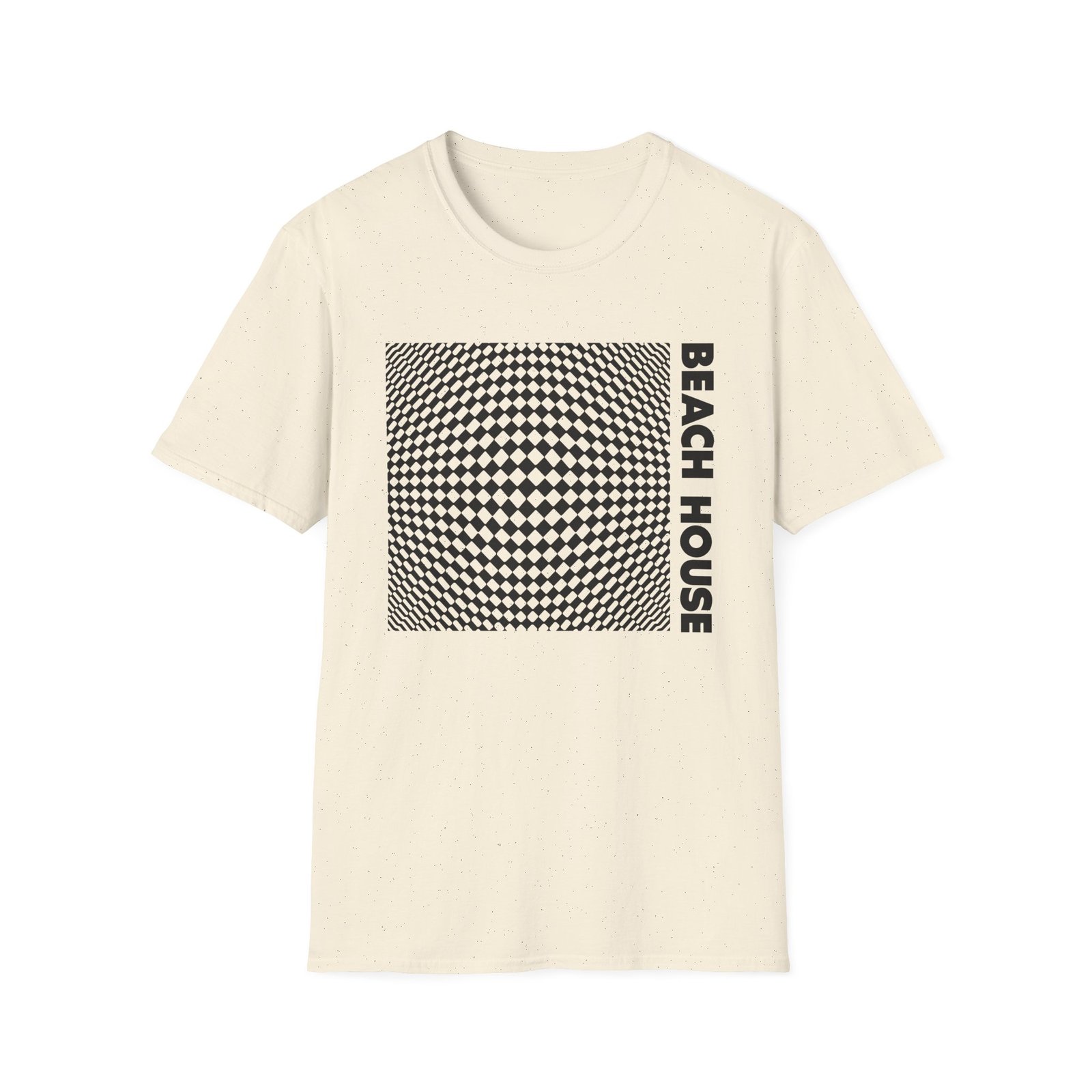 Beach House 7 Op Art Unisex Softstyle T-Shirt