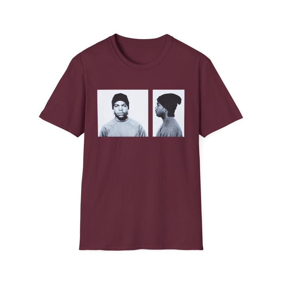 Ice Cube Mug Shot Unisex Softstyle T-Shirt