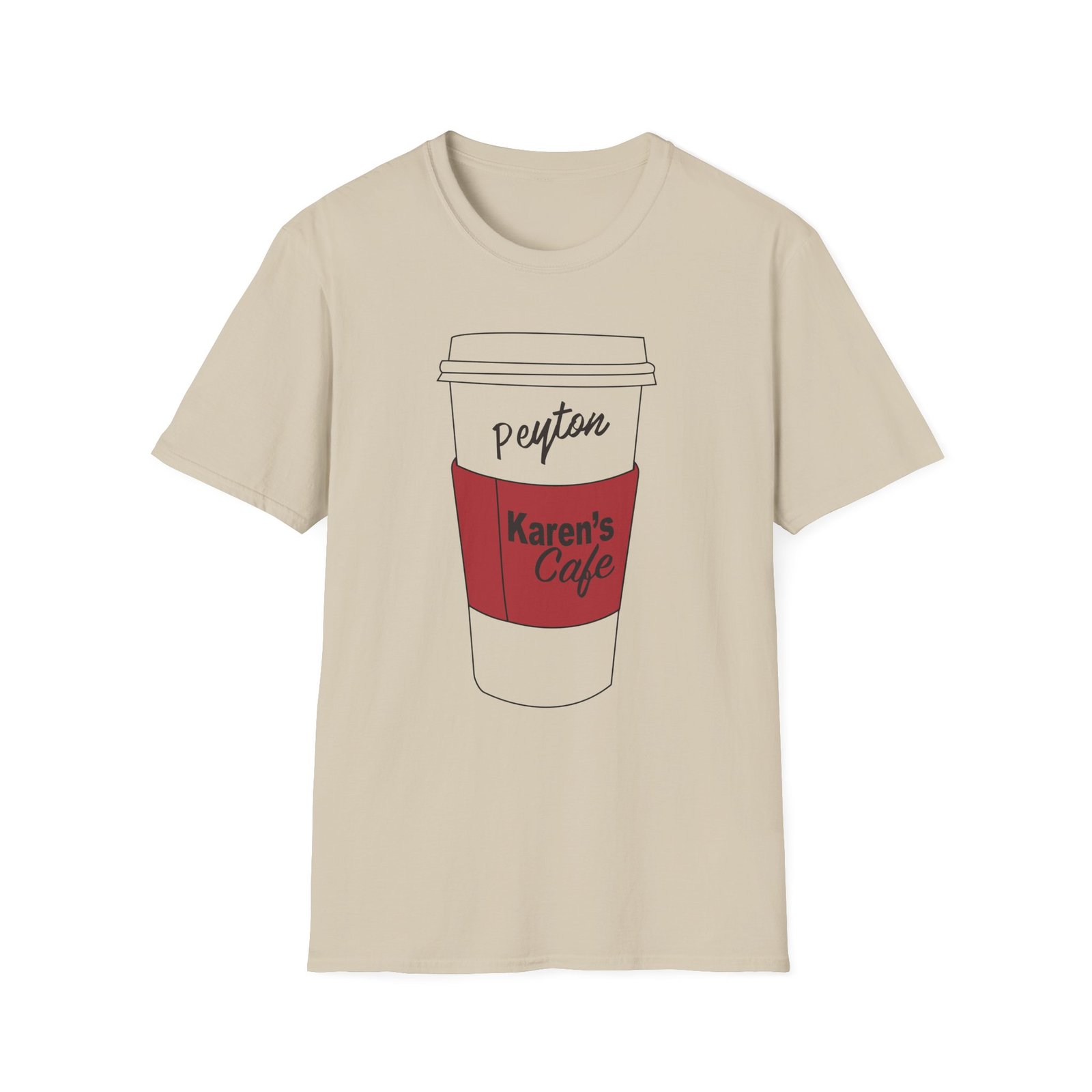 Karen's Cafe Peyton Coffee Unisex Softstyle T-Shirt