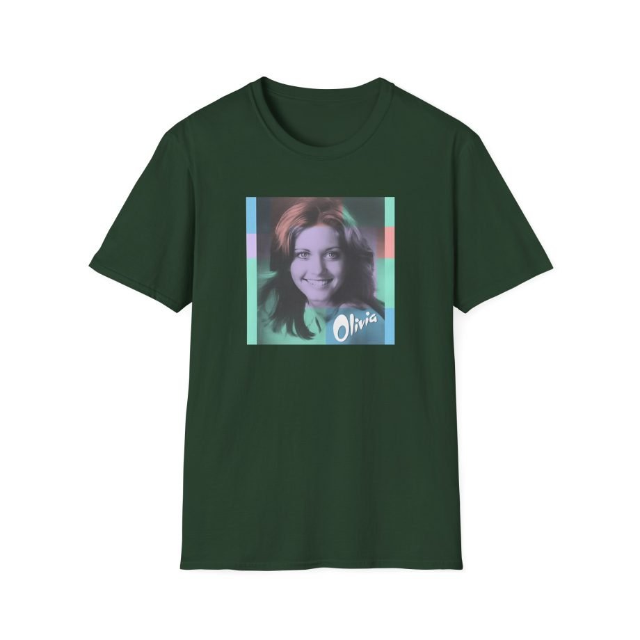 Olivia Newton John Color Block Unisex Softstyle T-Shirt
