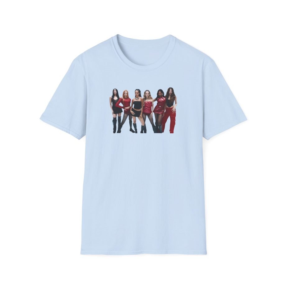 Katseye Red Photo Unisex Softstyle T-Shirt