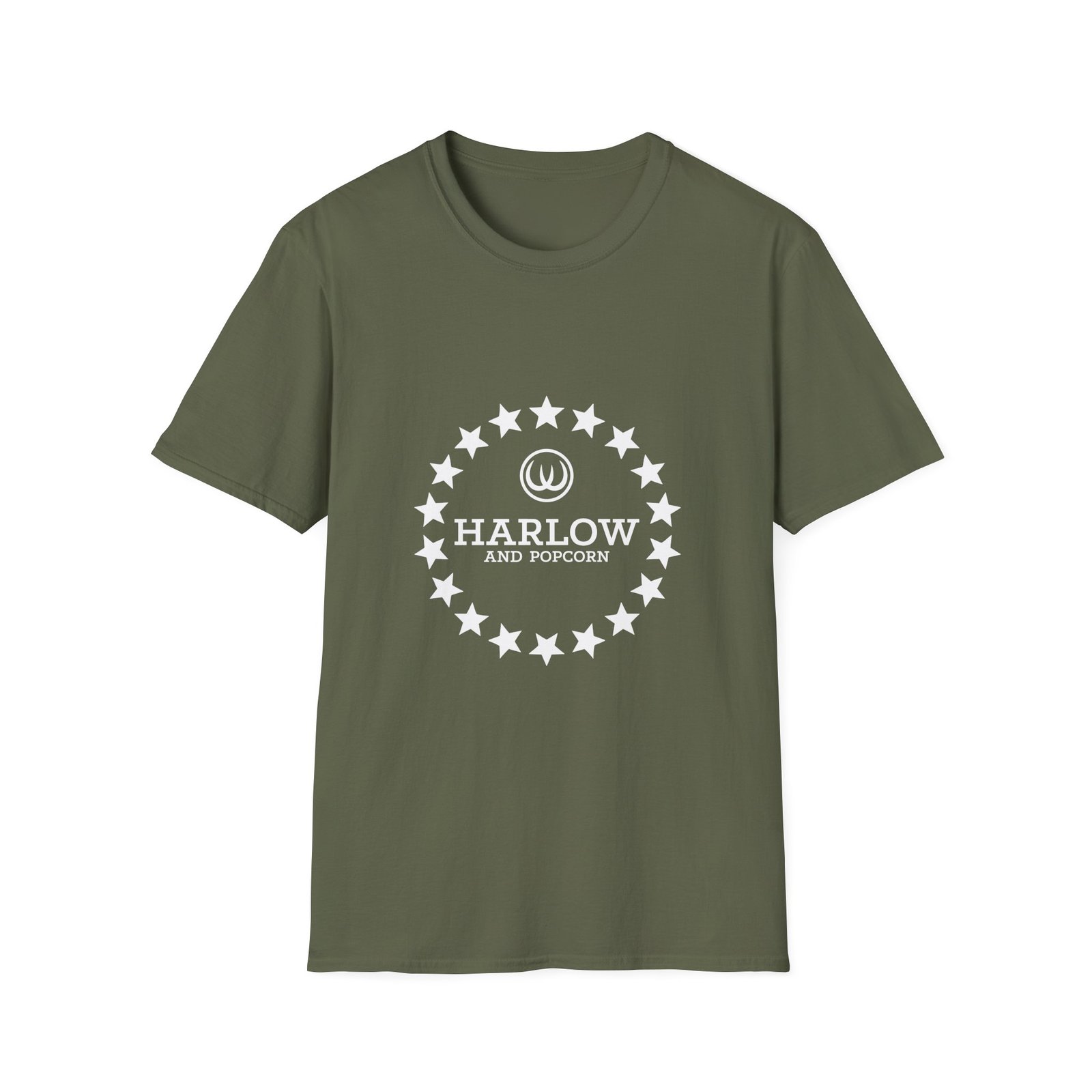 Harlow and Popcorn Unisex Softstyle T-Shirt