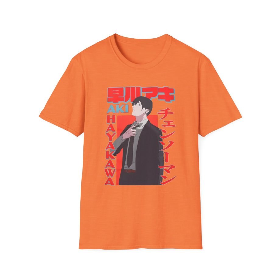 Chainsaw Man Aki Name Unisex Softstyle T-Shirt