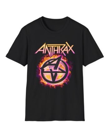 Anthrax Flame Pentathrax unisex softstyle t-shirt