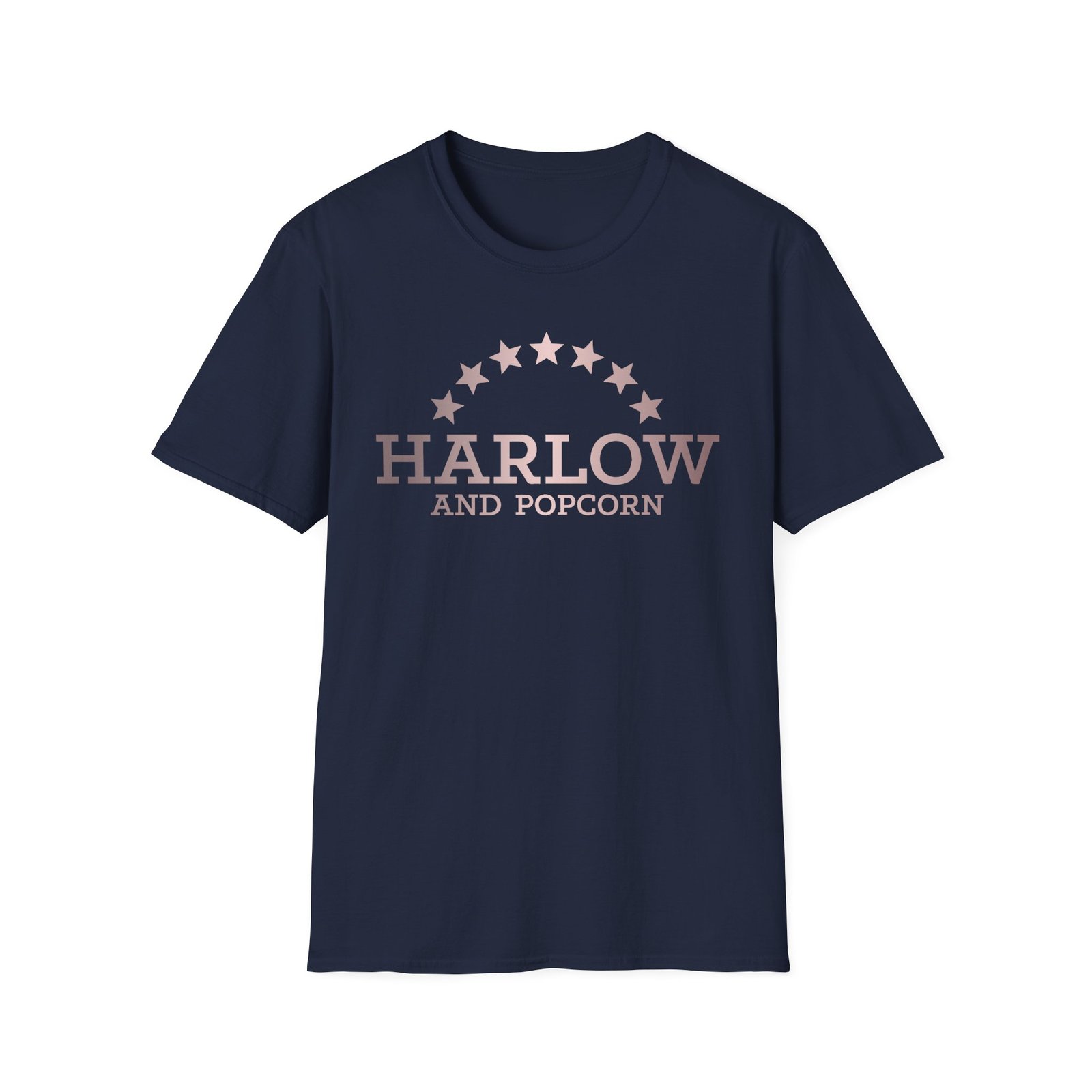 Harlow and Popcorn Unisex Softstyle T-Shirt