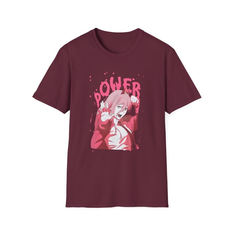 Chainsaw Man Power Splatter Unisex Softstyle T-Shirt