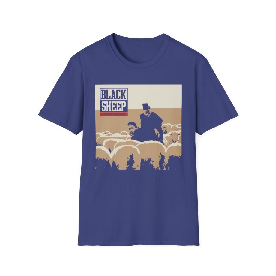 Black Sheep wolf Unisex Softstyle T-Shirt