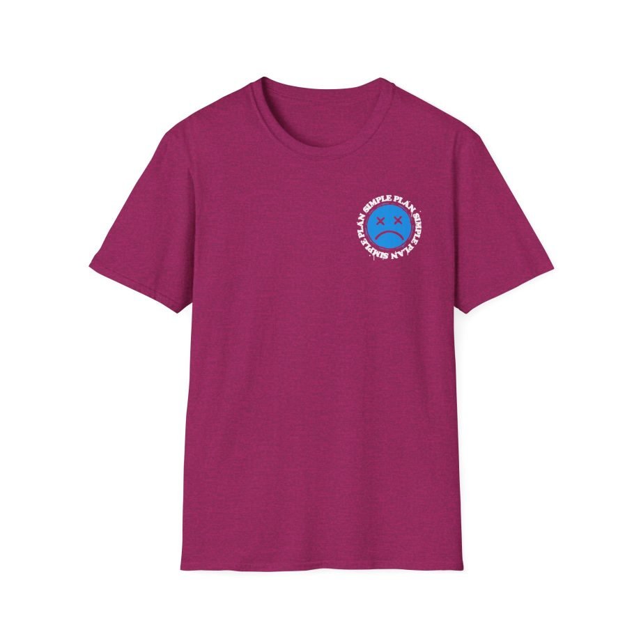 Simple Plan Sad Face Unisex Softstyle T-Shirt