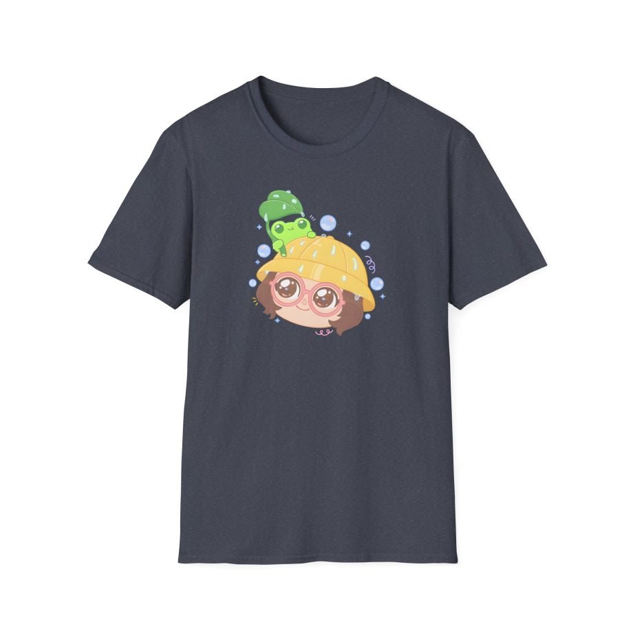 Froggy Crossing Rainy Unisex Softstyle T-Shirt