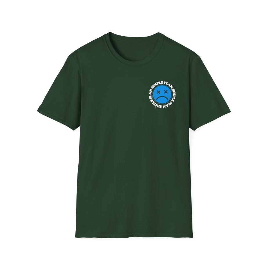 Simple Plan Sad Face Unisex Softstyle T-Shirt