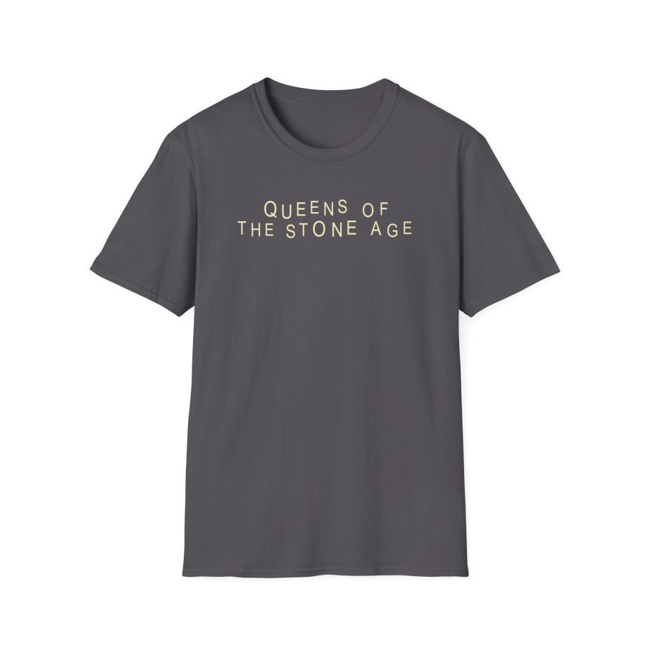 Queens of the Stone Age in Times New Roman Snake Unisex Softstyle T-Shirt
