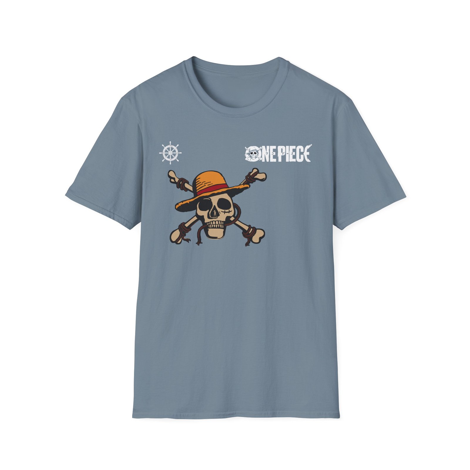 One Piece Straw Hat Pirates Unisex Softstyle T-Shirt