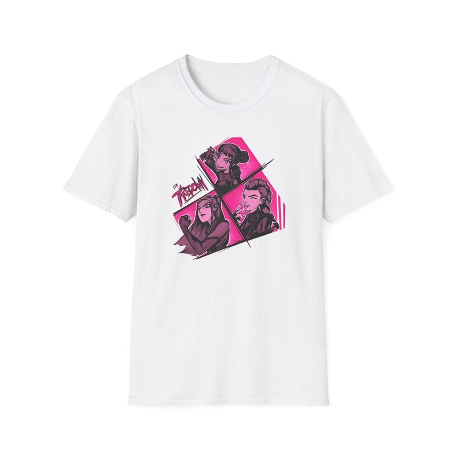 Kpop Demon Hunters Take Down Unisex Softstyle T-Shirt