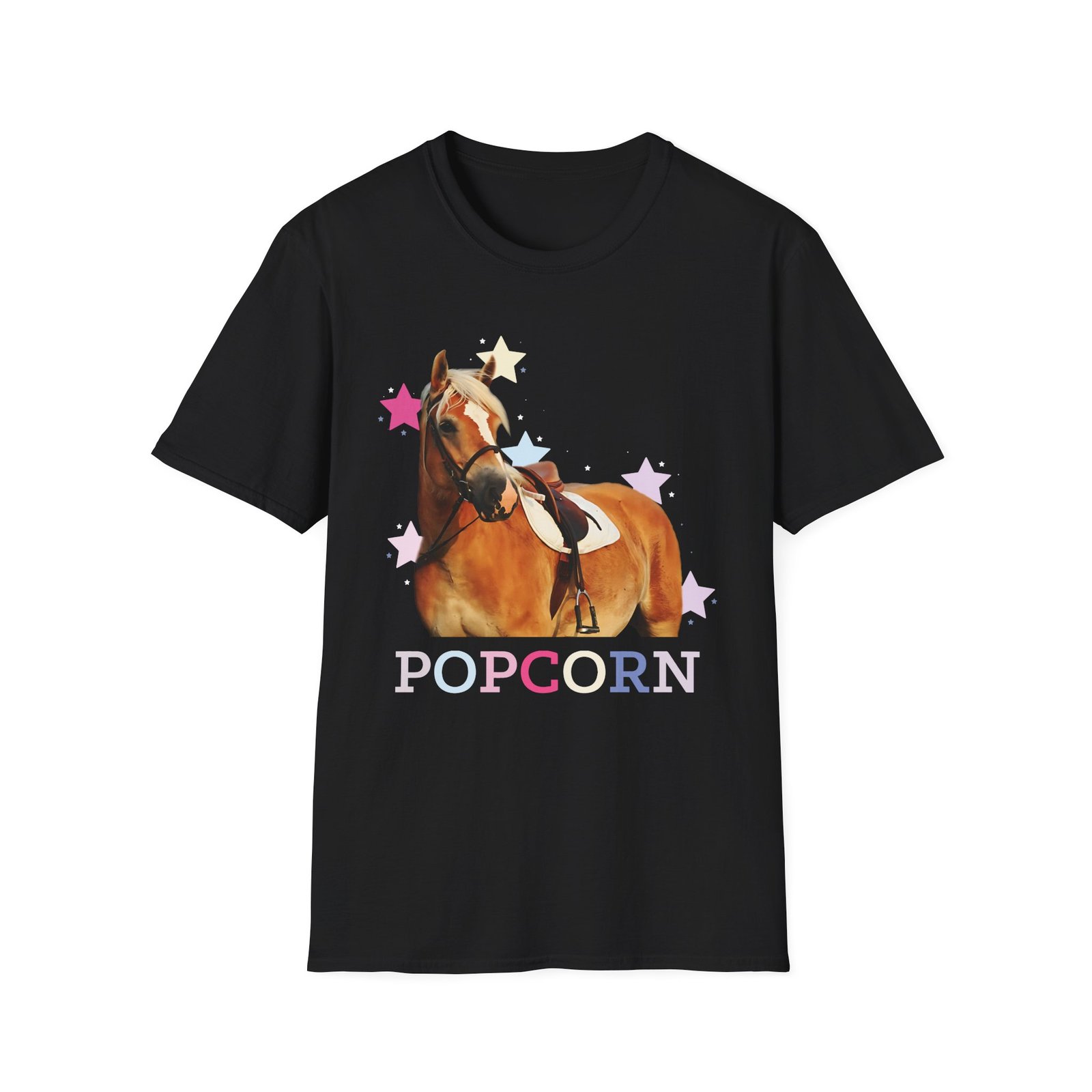 Harlow and Popcorn Stars Unisex Softstyle T-Shirt