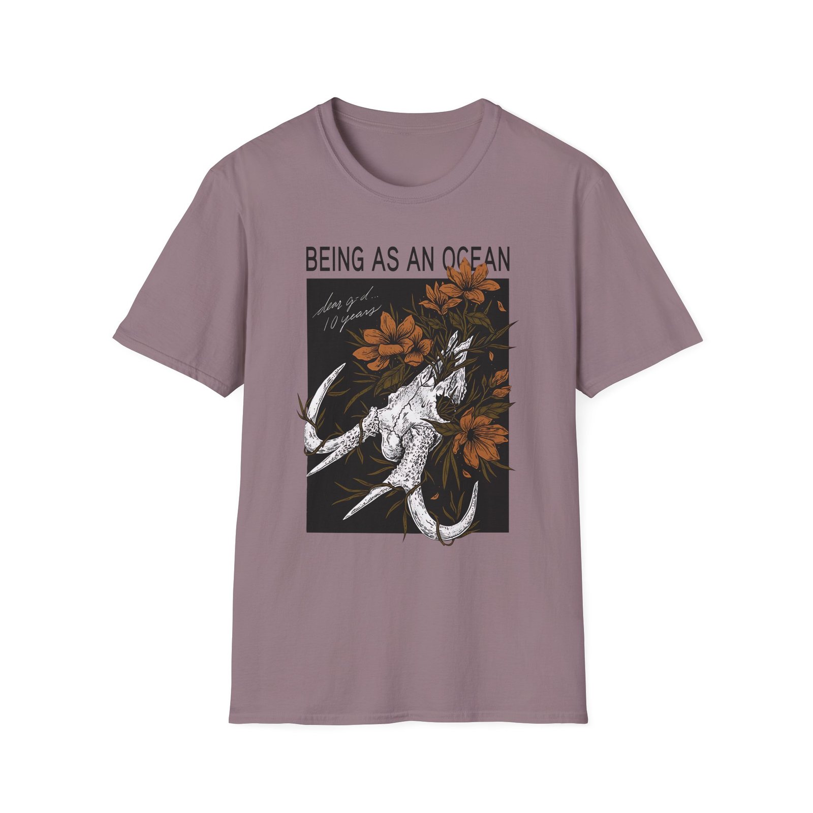 Being as an Ocean Deer Skull Unisex Softstyle T-Shirt