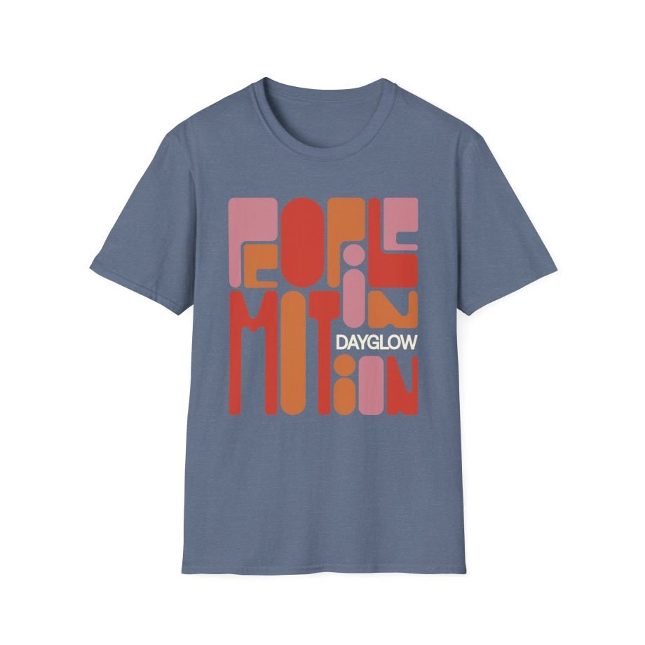 Dayglow Pop Art Motion Unisex Softstyle T-Shirt