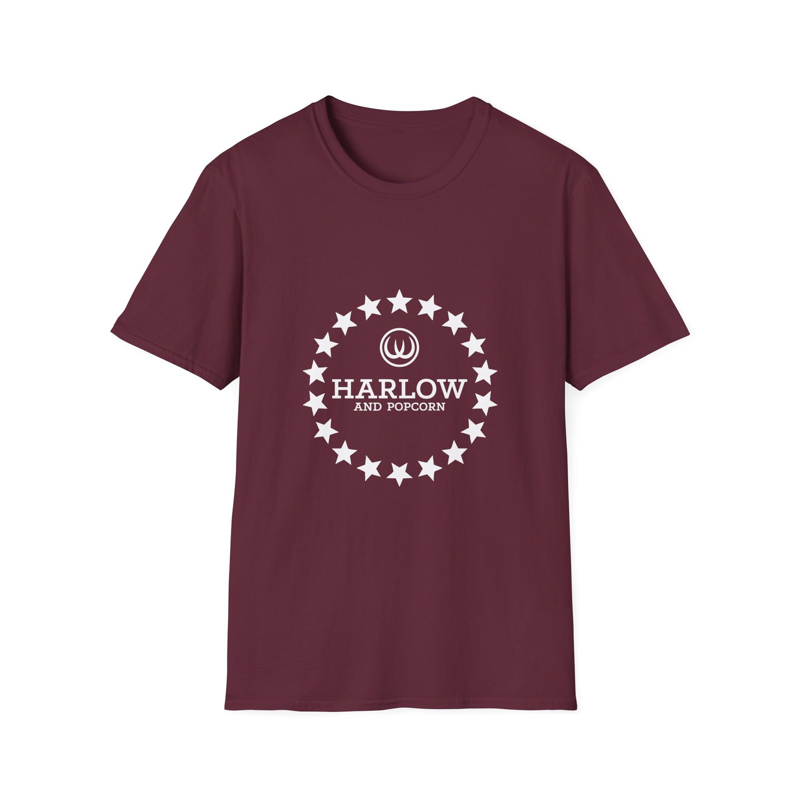 Harlow and Popcorn Unisex Softstyle T-Shirt