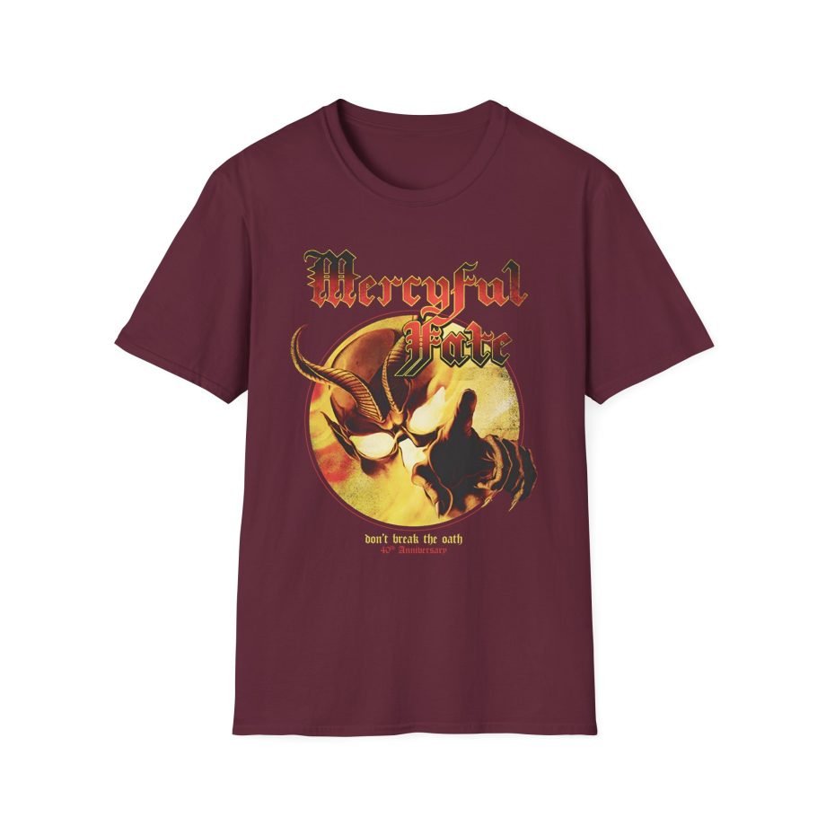 Mercyful Fate Don't Break the Oath 40th Anniversary Unisex Softstyle T-Shirt