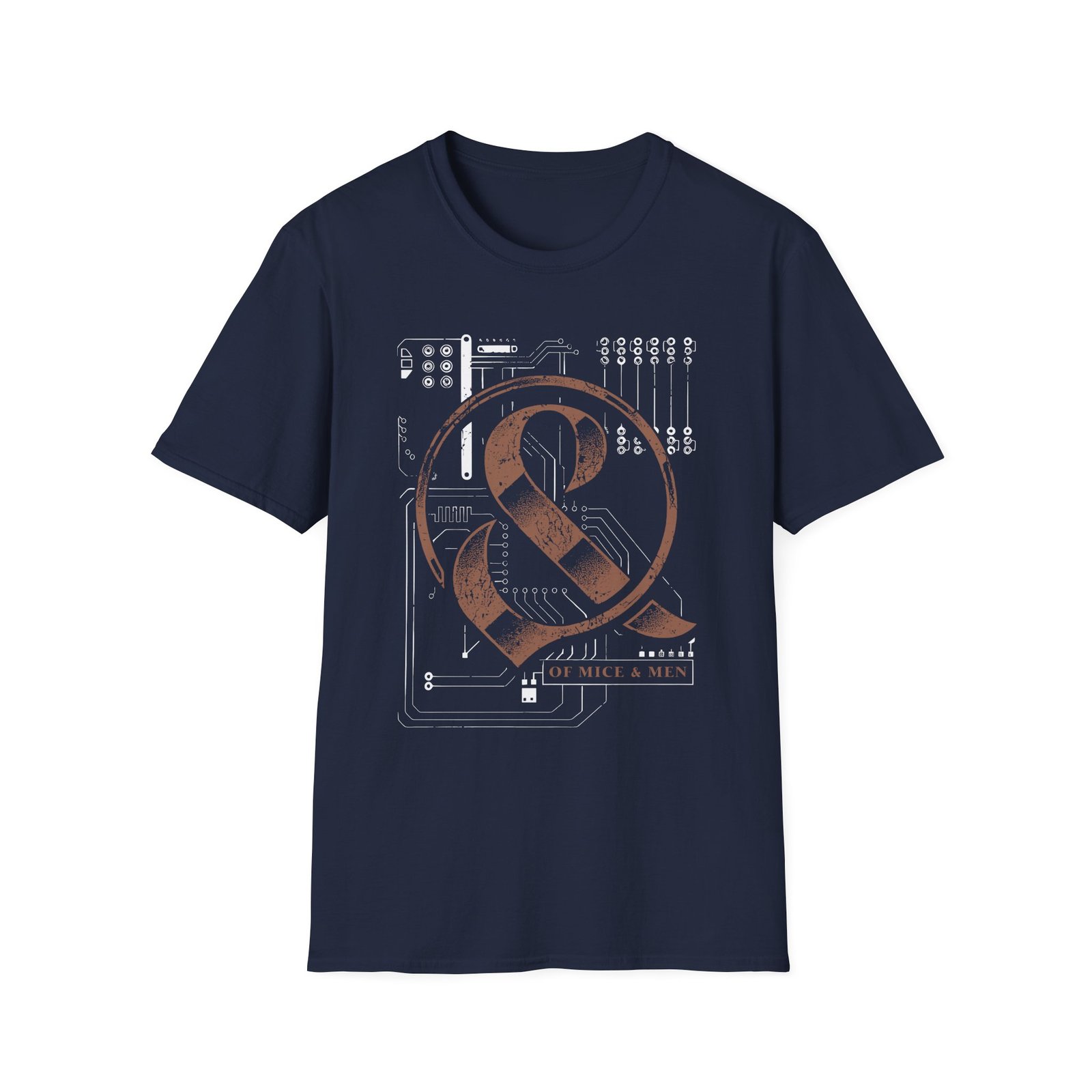 Of Mice and Men Circuit Board Unisex Softstyle T-Shirt