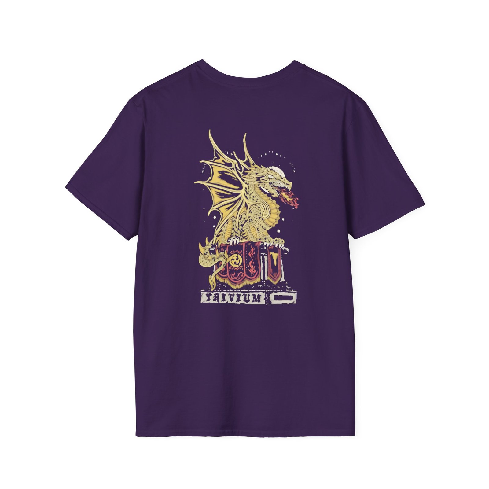Trivium Big Dragon Unisex Softstyle T-Shirt