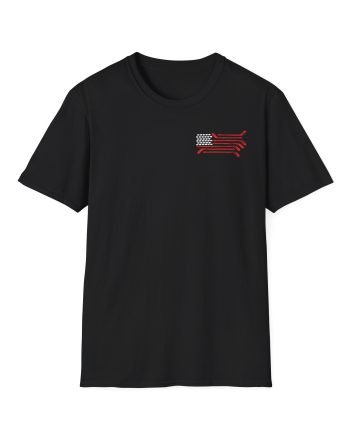 Spittin Chiclets Us Hockey Unisex Softstyle T-Shirt