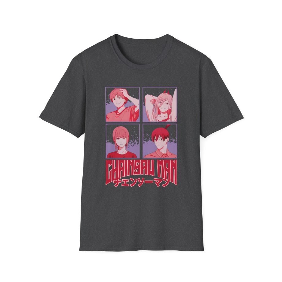 Chainsaw Man Tonal Group Unisex Softstyle T-Shirt