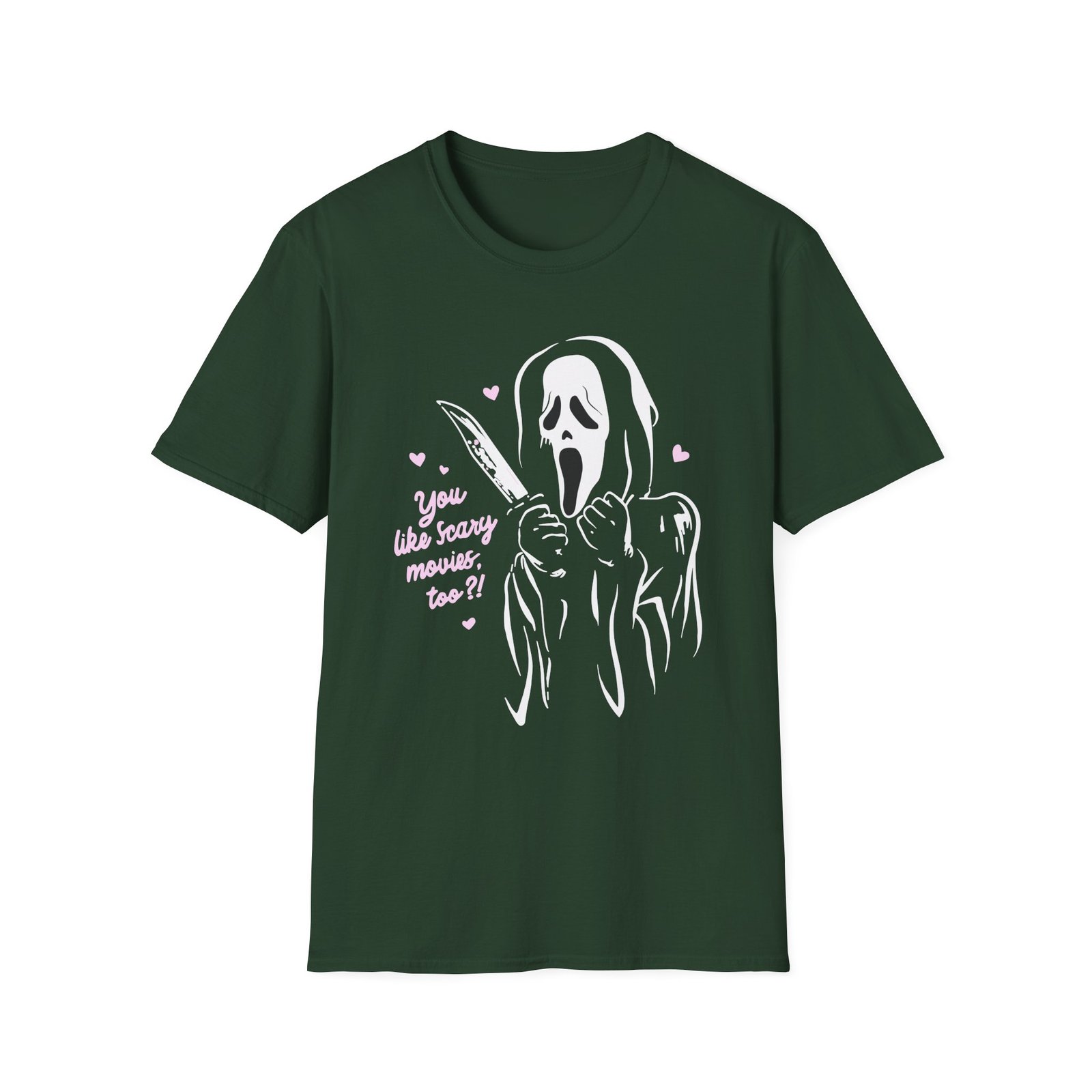 Ghostface You Like Scary Movies Too? Unisex Softstyle T-Shirt
