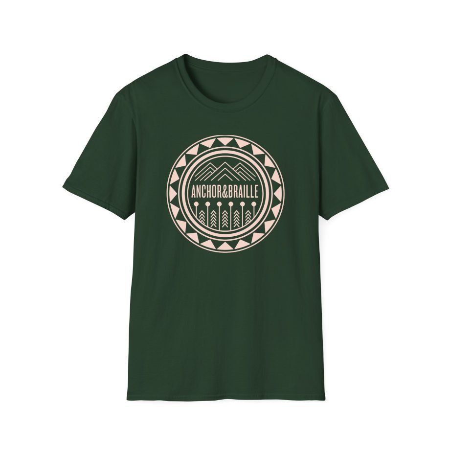 Anchor and Braille Unisex Softstyle T-Shirt