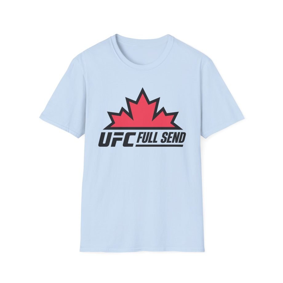 Full Send UFC Canada Leaf Unisex Softstyle T-Shirt