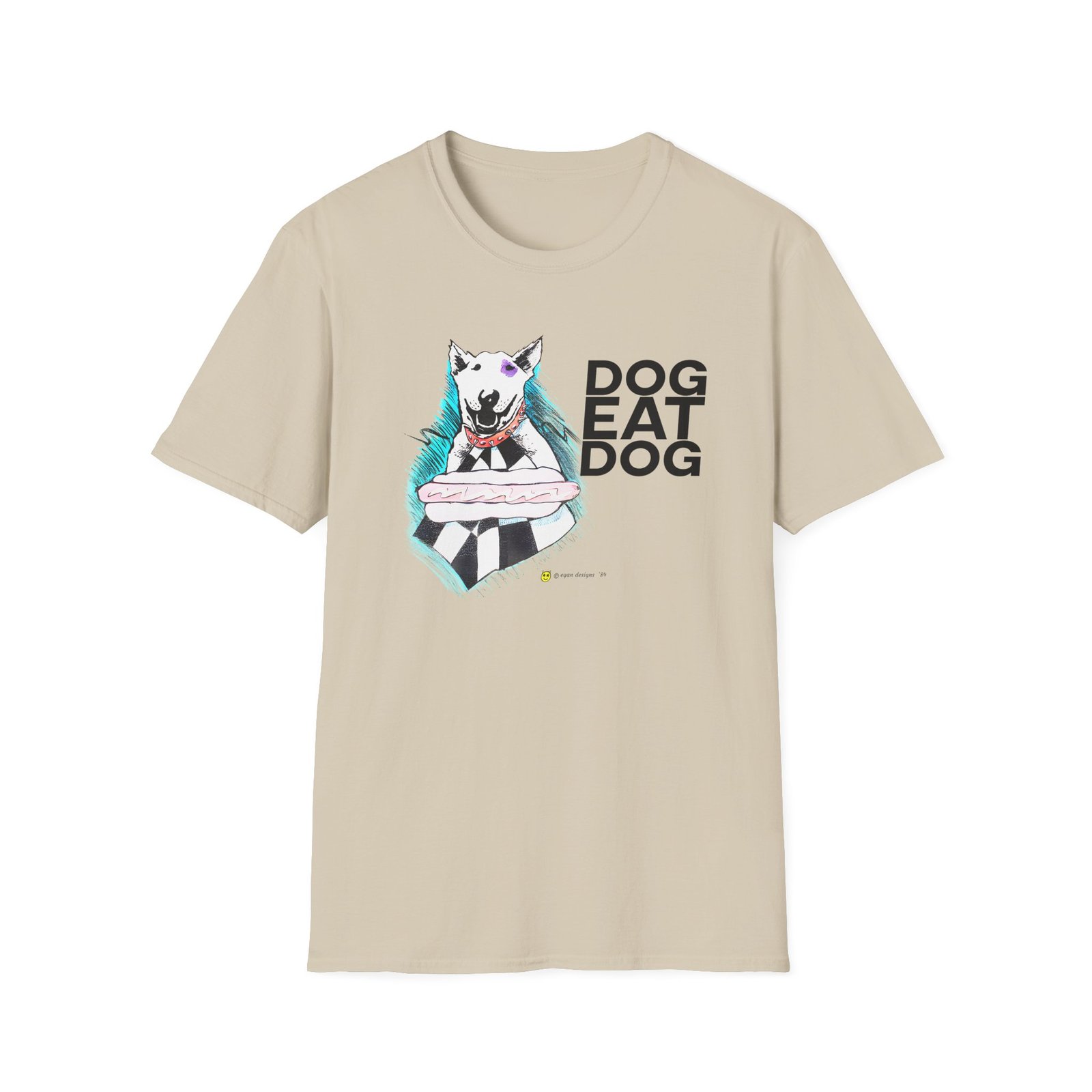 Dog Eat Dog Hotdog Unisex Softstyle T-Shirt