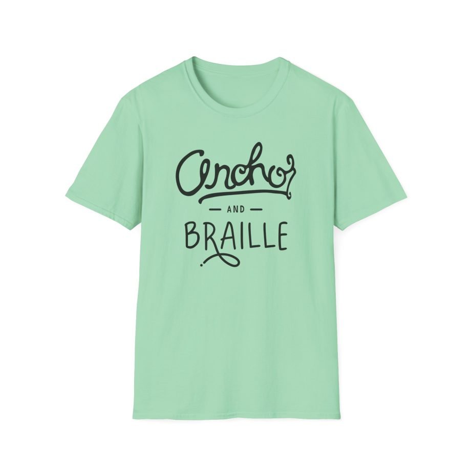 Anchor and Braille Unisex Softstyle T-Shirt
