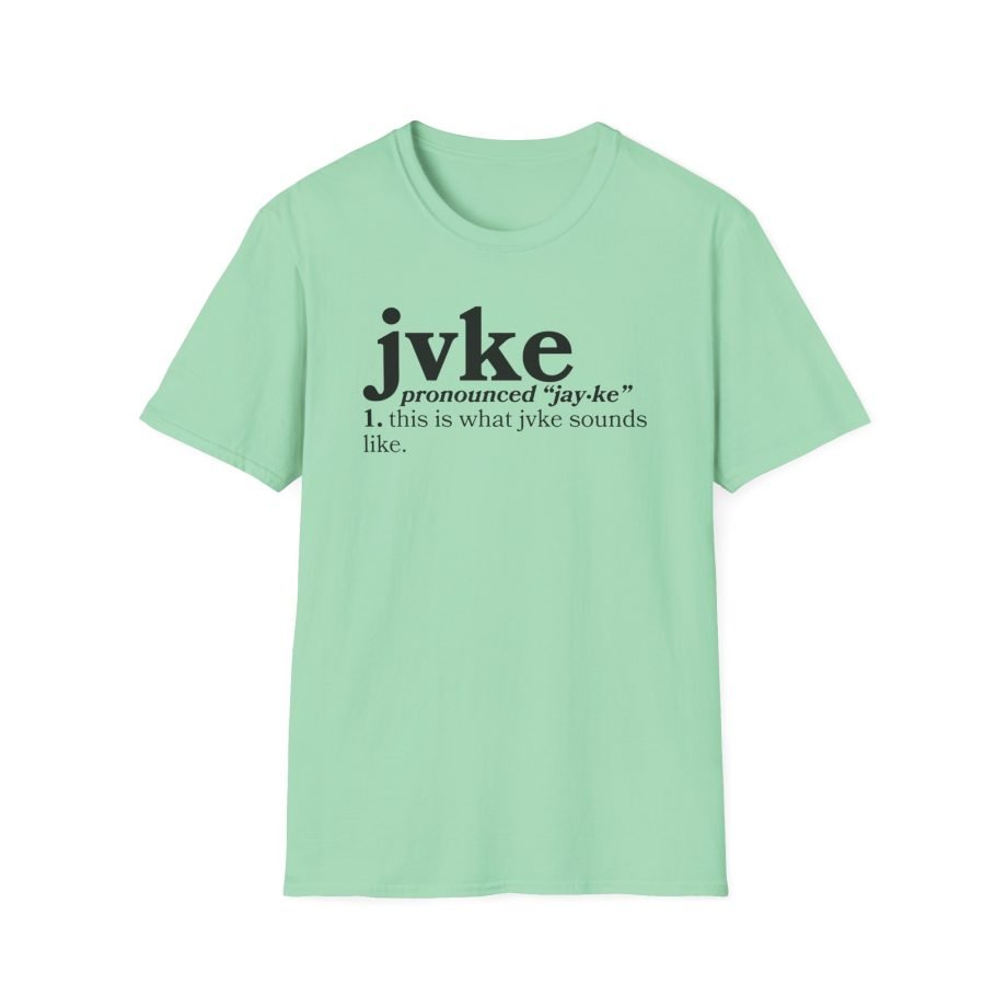 Jvke Pronunciation Unisex Softstyle T-Shirt